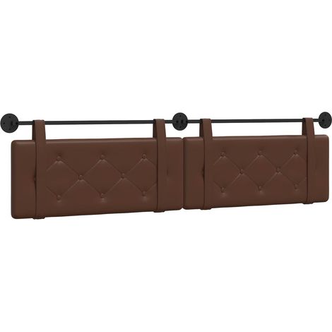 Maison Exclusive - Tête de lit suspendue Marron Simili cuir