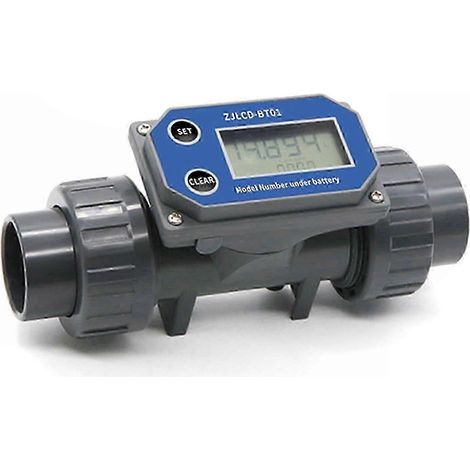 Débitmètre de précision en PVC pour la mesure des liquides dans les applications d'irrigation et de purification de l'eau DN25 (1/5)