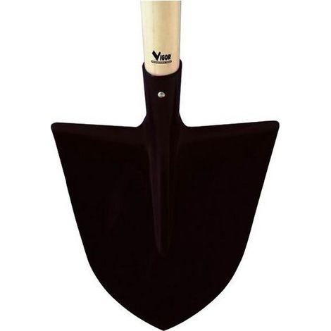 Pelle à jardin Vigor, pointe acérée avec manche, 130 cm