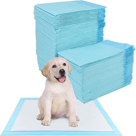 100 Pièces Alaise pour Chien, 33 x 45cm Alese Jetable, 5 Couches Tapis Educateur Chiot, Tapis Hygiénique Absorbant, Anti-Fuite et Séchage Rapide (1/5)