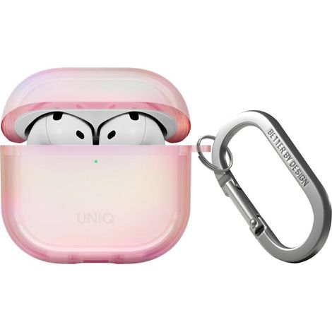 Uniq Iridescia AirPods 4 Hängehülle – Holo Pink (1/4)