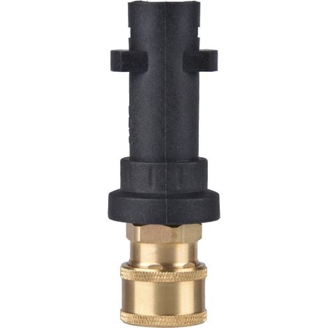 Adaptateur Pour Nettoyeur Haute Pression - Raccord Bayonnette Vers Connexion Rapide 1/4 Pouces - Compatible Karcher K2 à K7 - 3000 PSI (1/5)