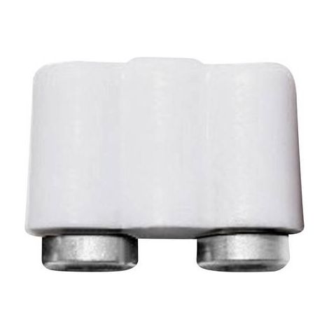 Fiche banane femelle double Ø de la broche: 2.6 mm BELI-BECO 61/17ws blanc 1 pc(s) (1/2)