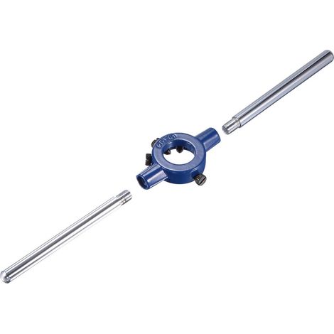 Ensemble de Poignée de Porte-Filière, Filière UNC 5/16-18 et Adaptée à Un OD 16mm-25mm / Filière M7-M8, en Acier Rapide pour Le Taraudage et L'Outil de Clé (1/5)