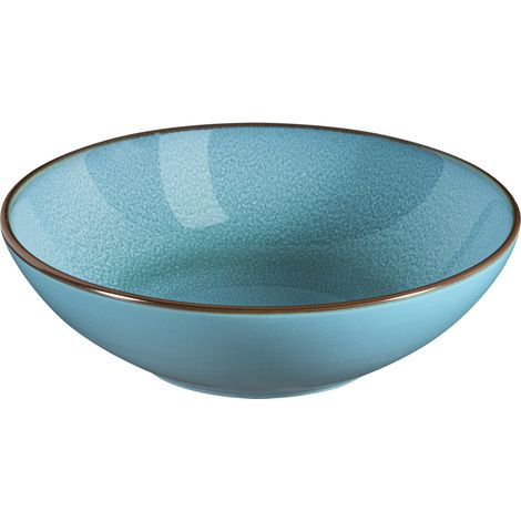 Feeling Turquoise - Assiette salade et pâtes 18 cm (lot de 6) (1/3)