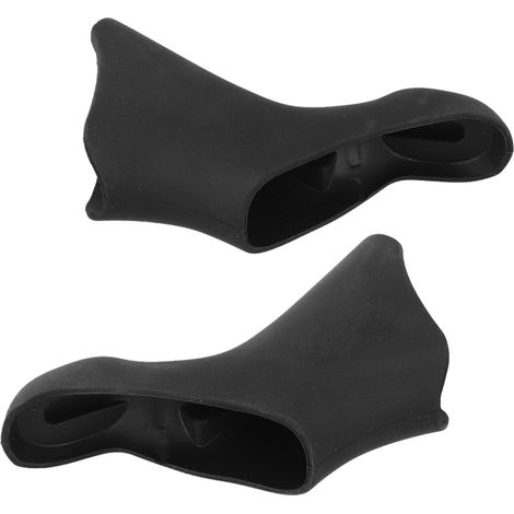 Copri leva freno bici da strada compatibili con leve cambio St-5600 5601 6600 Le coperture in silicone forniscono una migliore presa sotto la pioggia (nero) (1/5)