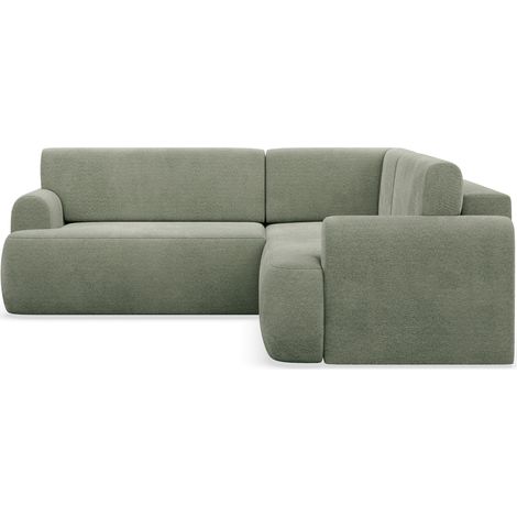 Selsey Kaveo - Ecksofa, Salbeigrün, 245 cm universell mit Eckelement (1/5)