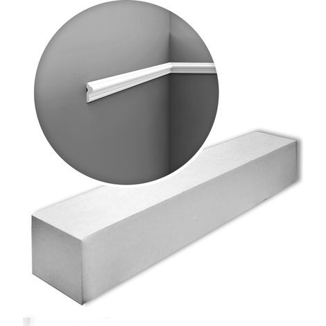 Orac Decor PX201-box AXXENT 1 Box 80 pieces Panel moulding timeless classic design white  160 m