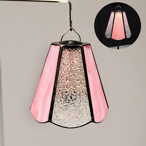 Abat-jour en pâte de verre bleu style Tiffany pour lampe GZ et 38, verre artisanal 550 g – Livraison gratuite (1/5)