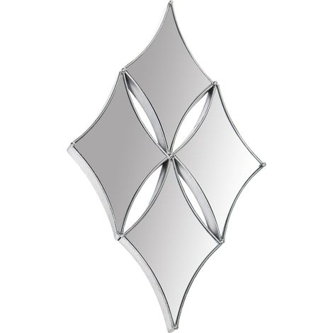 Miroir élégant argenté pour intérieur moderne - Argent métallique subtil (1/3)