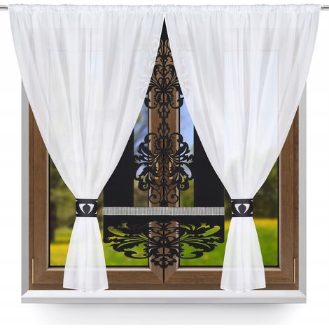 Set di tende moderne P20 per soggiorno e camera da letto, elegante divisorio per ambienti 300x150