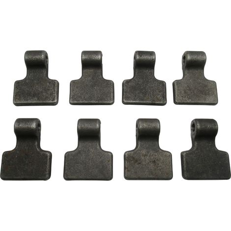 Dropside Pickup Trailer Tailgate Hinge X8 &x28Weld On Spade Paddle Gudgeon Pin Heavy Duty&x29 (1/5)