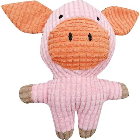 Jouets sonores en peluche pour chiens pour nettoyer les dents, grincer les dents et résister aux morsures des animaux (1/2)