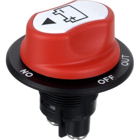 Autobatterieschalter MAX 50V DC 50A CONT 75A INT Mini-Autobatteriewähler para automóvil, maletero, motor (50A) (1/3)
