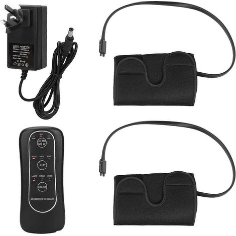 [RM] Appareil de massage des jambes à compresse chaude pour la maison, réglable, avec bande de massage pour les pieds et les jambes (100-240 V) - Prise-AquaForge