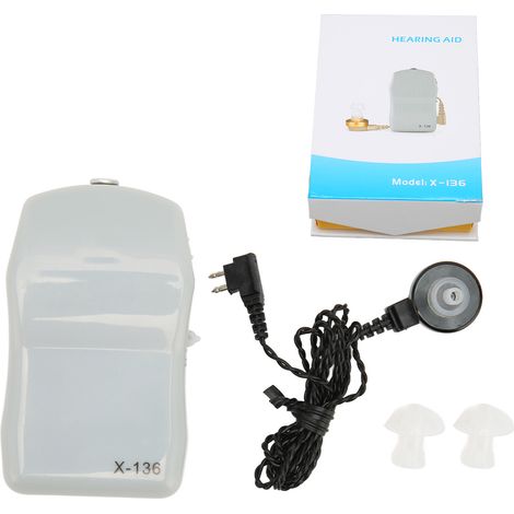 Amplificateur sonore personnel - Réducteur de bruit audio clair, amplificateur d'écoute avec écouteur (1/5)