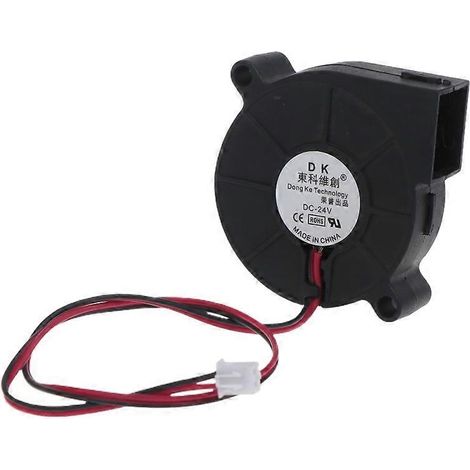 Ventilateur silencieux 5015, petit ventilateur de refroidissement de 5 cm, roulement à huile de 50 mm, 4300 tr/min, pour imprimante 3D - 24 V (1/4)