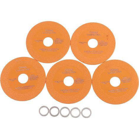 Disque De Coupe De Verre, 5pcs Disque De Coupe De Verre Diamant Incisif Bord Résistance Aux Chocs Diamant Rond Lame De Scie (1/5)