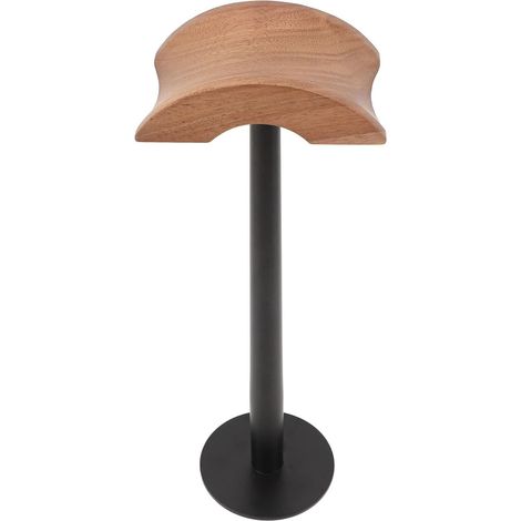 Walnut Wood Headphone Stand, Sturdy Metal and Wood Gaming Headphone Stand with Non-Slip Base for Office, Bedroom, Studio (1/5)
