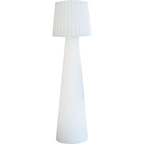 Lumisky Lampadaire d'extérieur sans fil H110CM LADY, Blanco (1/5)
