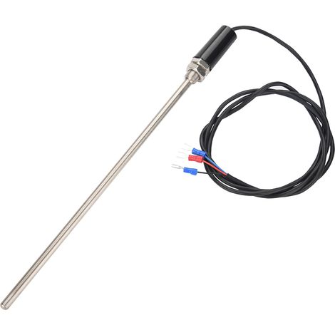 Sonde de température PT100 WZP-187 Acier inoxydable étanche -50 à 450°C câble 300mm (1/5)