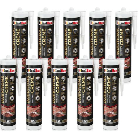 Injektionscreme Horizontalsperre 10 x 280ml Isolbau Horizontalabdichtung (1/5)