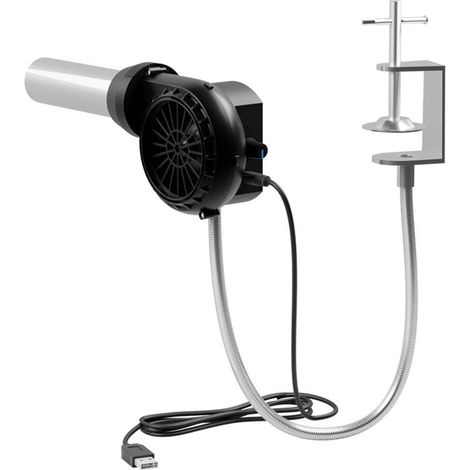 Wiederaufladbarer USB-Ventilator für Grillfans (1/4)