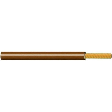Rollo 100mts cable unipolar flexible H07V-K  6mm - Marrón