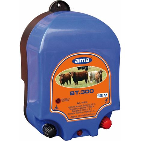 AMA 91912 Elettrificatore BT300 con alimentazione 12/230 V per recinti (1/2)