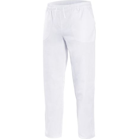 Pantalón con cintas 100% algodón 533005  Blanco - L
