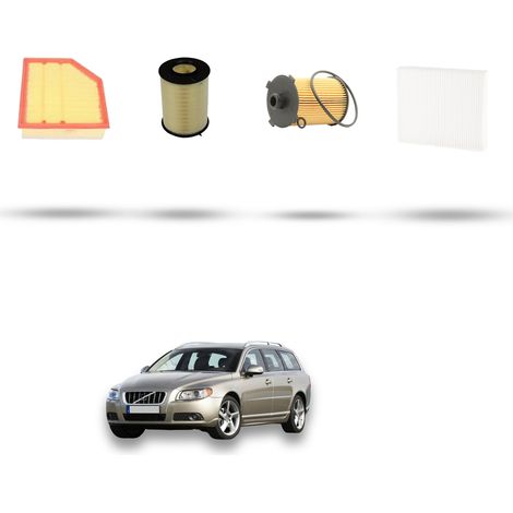 Kit tagliando 4 filtri compatibile con Volvo V70 III 2.0 D2 88kw Dal 2015 (1/5)