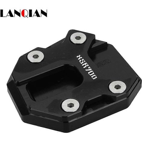 Aplicable a accesorios para motocicletas: caballete lateral para Yamaha MT09/SP TRACER 9/GT XSR900 2021-2024 2025. Nueva placa de soporte ampliada (logotipo XSR900). (1/5)