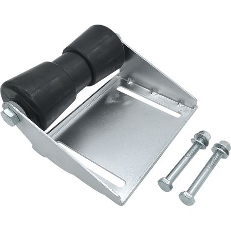 8-inch boat trailer roller bracket, inflatable boat trailer roller bracket, trailer V-shaped seat accessory - 8-inch - (1/4)