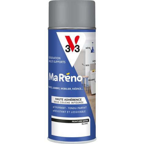 Peinture Réno Perfection® Multi-supports MA RENO V33 Blanc satin 400ML (1/3)