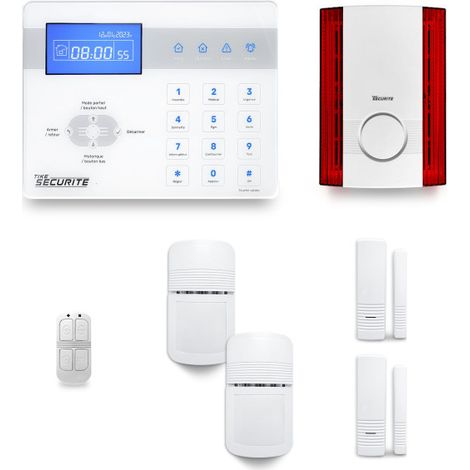 Alarme maison sans fil ICE-Bi29 Compatible Box internet et GSM