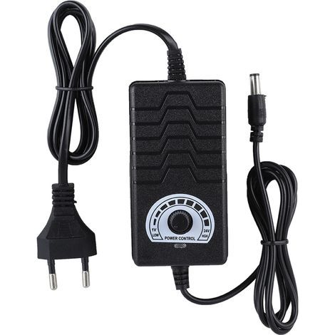 Controllo della velocità del motore, alimentatore regolabile 48W 2A 1-24V anti-interferenza per dispositivi di videosorveglianza, ventole elettriche per telecamere (1/5)