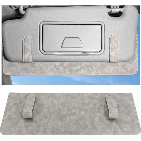 Extensor de visera parasol para coche - Accesorio de seguridad para la conducción antideslumbrante - Gris moteado (1/5)