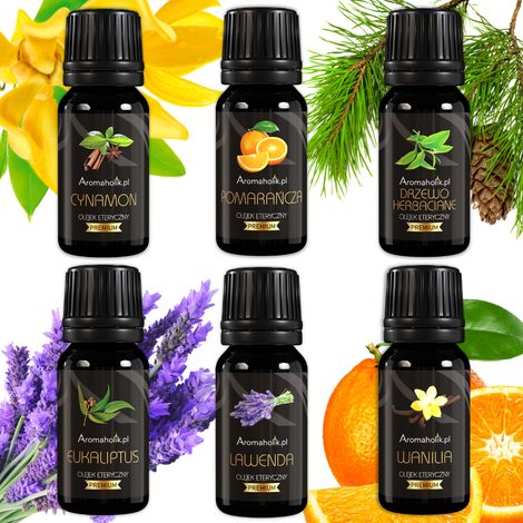 Oli profumati naturali per umidificatore d'aria
