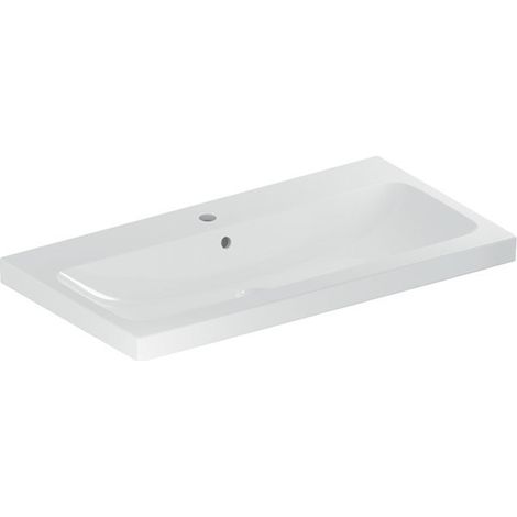 Geberit iCon Light lavabo, 90 cm x 48 cm, avec trou pour (1/3)