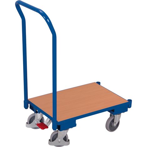 VARIOfit Euro-System-Roller mit Boden und Schiebebügel Zentralbremse EasySTOP