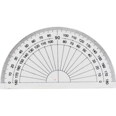 FOMIYES Ensemble de 4 règles en plastique transparent, 15 cm (1/5)