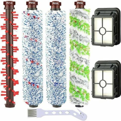 Accessoires pour roborock S7 Pro Ultra S7 Max Ultra S7 MaxV Ultra Robot eur Pièces de rechange 20 Packs 2 Brosses principales & 4 Filtres & 6 Brosses latérales & 4 Chiffons & 4 Sacs (1/4)