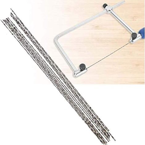 Lot 12 lames scie à chantourner – denture spirale – compatible Bosch / Dewalt / Makita – bois / métal / plastique