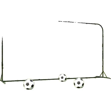 Rebondisseur de Football, Polyéthylène Haute Densité, Développement des Compétences, Noir (1/2)