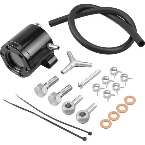 Kit de soupape de moteur, ventilation d'air propre, usinage CNC de précision, Noir (1/2)