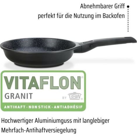 Wok fonte d'aluminium - - EASY CLICK - 28 cm - Induction (1/5)