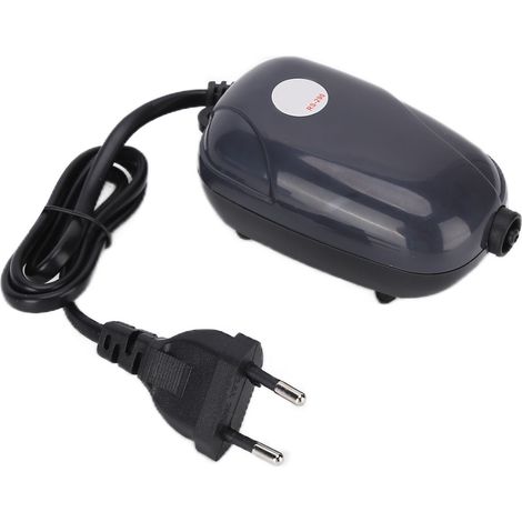 Pompe à oxygène professionnelle compacte et silencieuse pour aquarium, prise UE 220 V, pour l'élevage de poissons, mono-trou (1/5)
