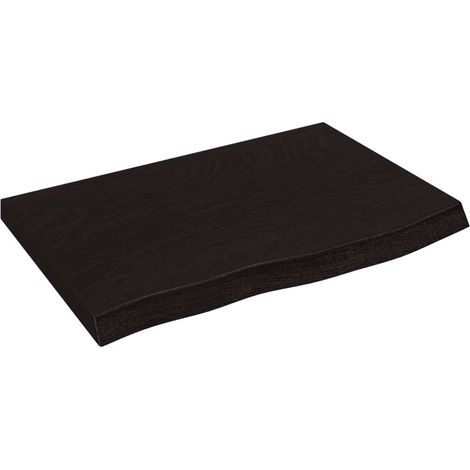 Maison Exclusive - Waschtischplatte Dunkelbraun 60x40x(2-6)cm Mas