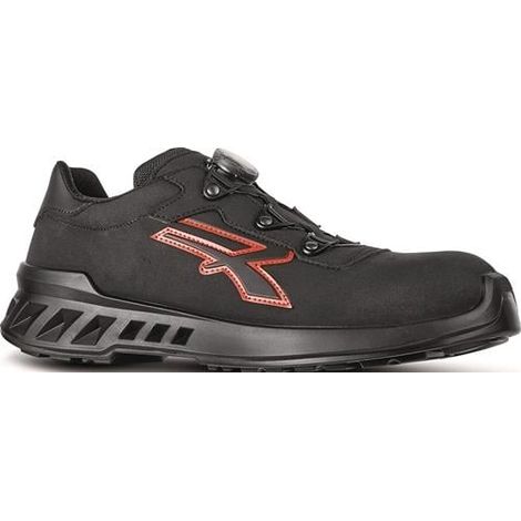 Calzado de seguridad Caesar talla 46 W.11 negro/rojo S3S CI FO SR ESD