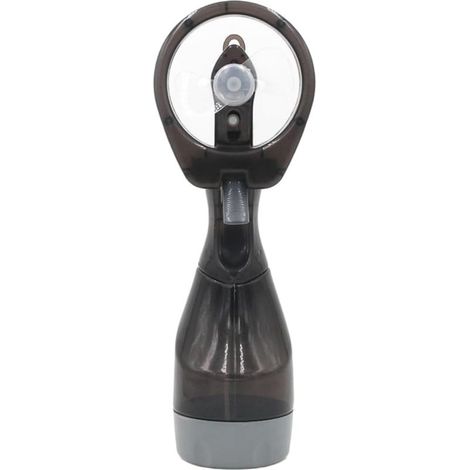 Ventilateur portable léger avec réservoir d'eau et diffusion continue de brume pour la plage, le pique-nique ou l'exercice en plein air (noir) (1/2)